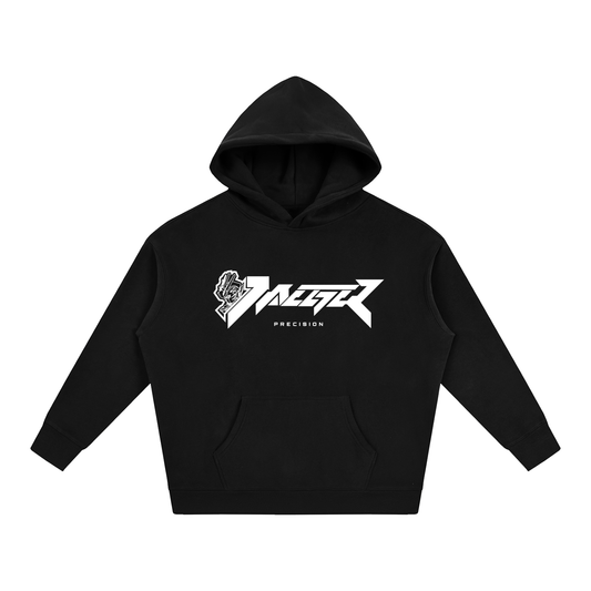 Jaeger Precision Oversize Hoodie (White Logo)