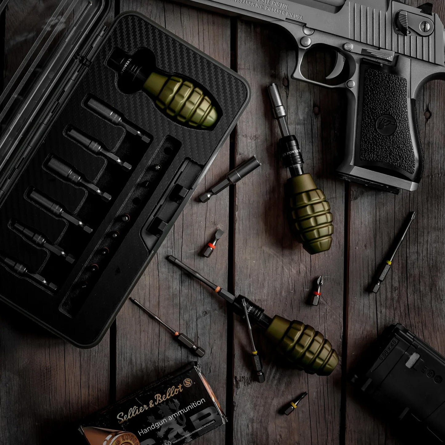 GPT 17-Piece Grenade-Style Valve Tool Kit