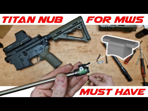 Jaeger Precision Titan Nub for the Tokyo Marui MWS Series